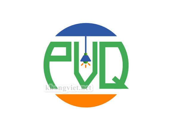 Logo 3 chữ PVQ - Phú Vĩnh Quang