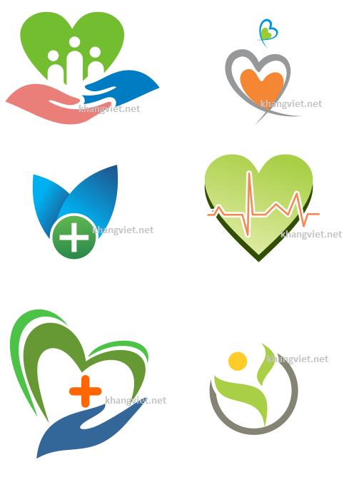 Logo mẫu ngành y tế 