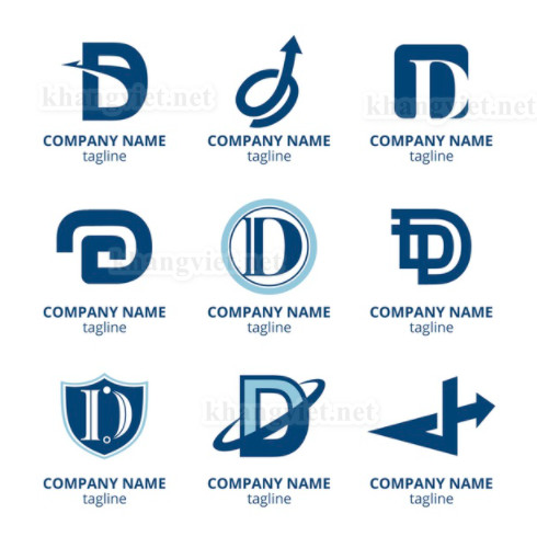 Logo chữ D cách điệu đẹp | Thiết kế web, logo, danh thiếp đẹp ...