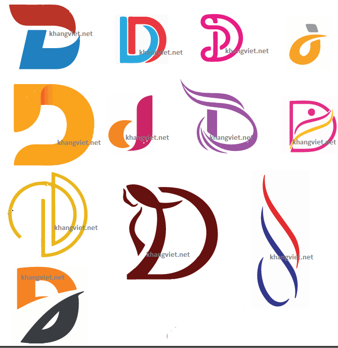 Logo chữ D cách điệu đẹp | Thiết kế web, logo, danh thiếp đẹp ...