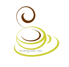 Mẫu logo ly cafe